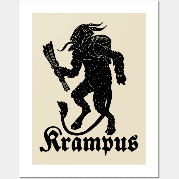 Krampus Wall Art by valentinahramov